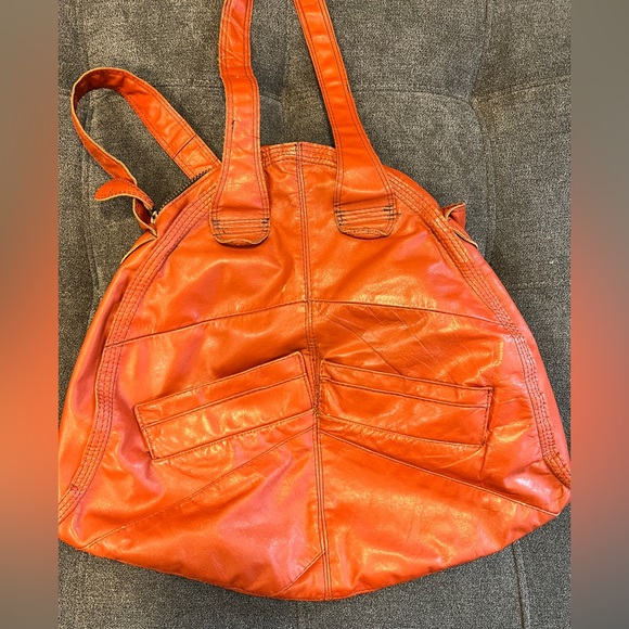 RARE: EUC Ashley Watson Plover Recycled Leather Convertible Crossbody Handbag - Picture 4 of 6